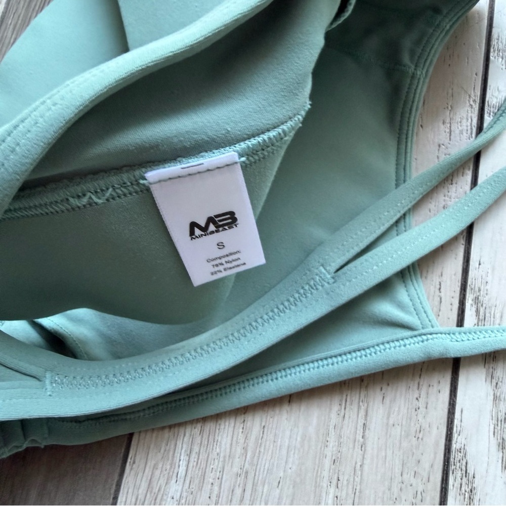 Minibeast Teal Sports Bra for Women - Picture 4 of 5